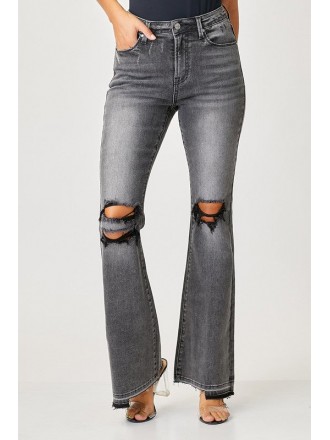 Jeans sbiaditi Flair Nero